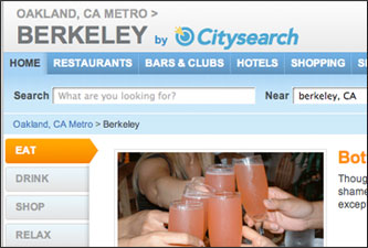 Citysearch Redesign